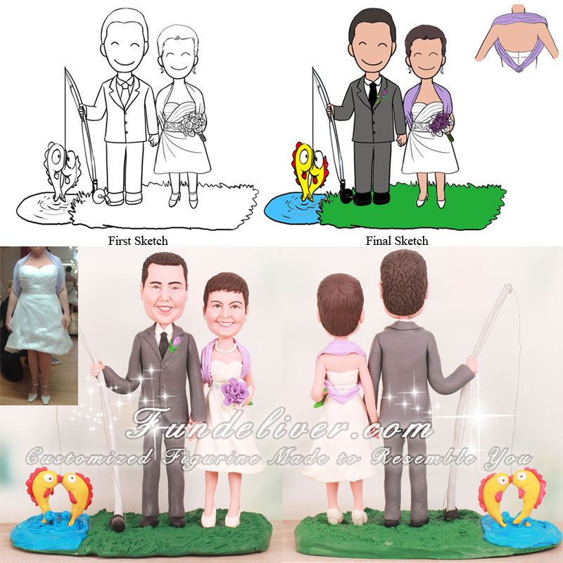 Fishing Cake Toppers